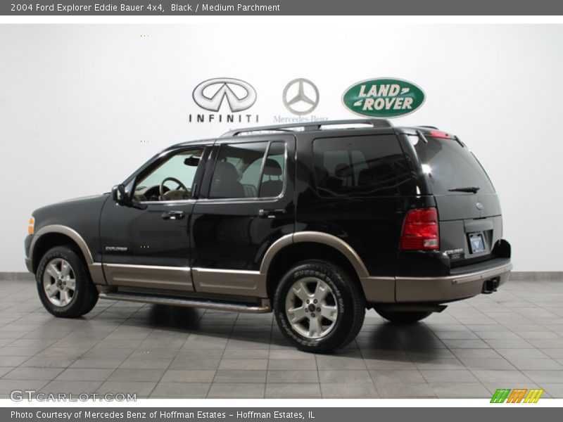 Black / Medium Parchment 2004 Ford Explorer Eddie Bauer 4x4