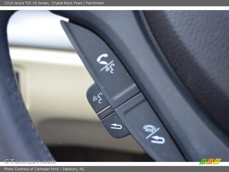 Crystal Black Pearl / Parchment 2010 Acura TSX V6 Sedan