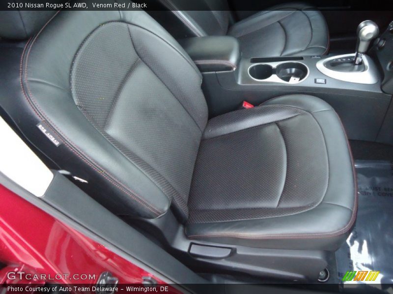 Venom Red / Black 2010 Nissan Rogue SL AWD