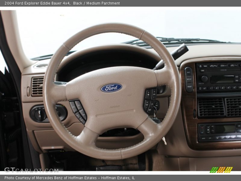 Black / Medium Parchment 2004 Ford Explorer Eddie Bauer 4x4