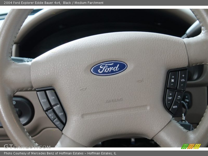 Black / Medium Parchment 2004 Ford Explorer Eddie Bauer 4x4
