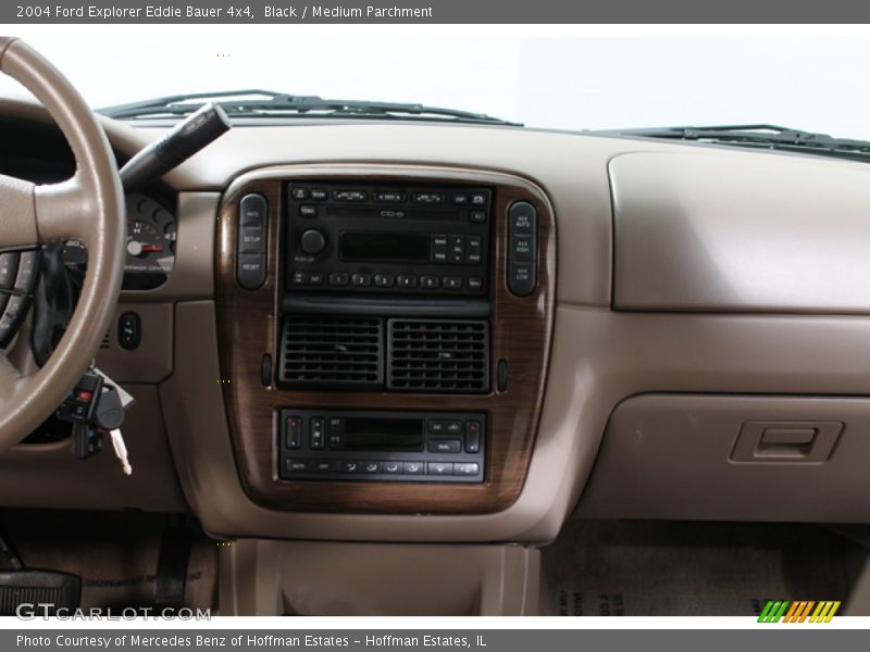 Black / Medium Parchment 2004 Ford Explorer Eddie Bauer 4x4