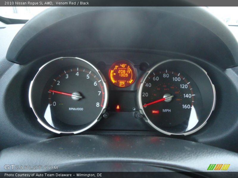 Venom Red / Black 2010 Nissan Rogue SL AWD
