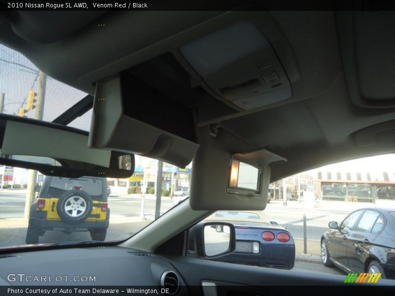 Venom Red / Black 2010 Nissan Rogue SL AWD