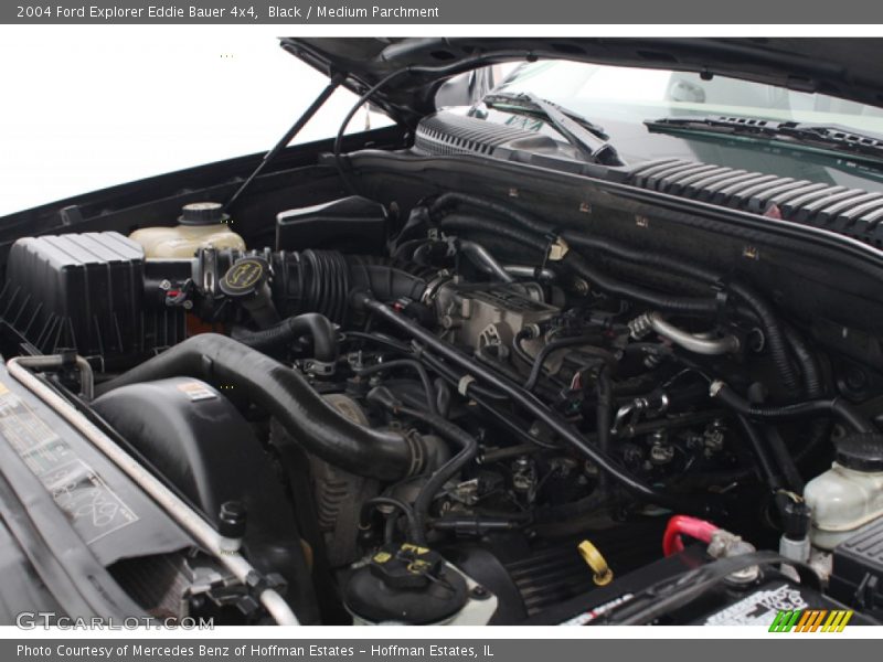 Black / Medium Parchment 2004 Ford Explorer Eddie Bauer 4x4
