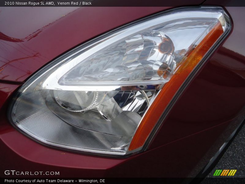 Venom Red / Black 2010 Nissan Rogue SL AWD