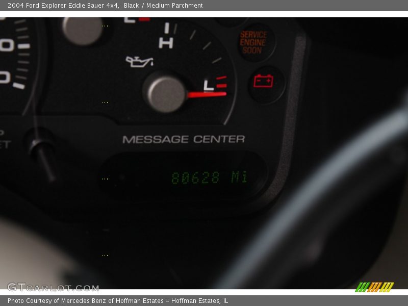 Black / Medium Parchment 2004 Ford Explorer Eddie Bauer 4x4