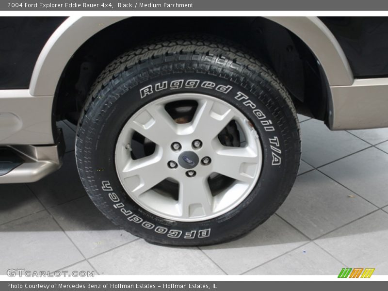 Black / Medium Parchment 2004 Ford Explorer Eddie Bauer 4x4
