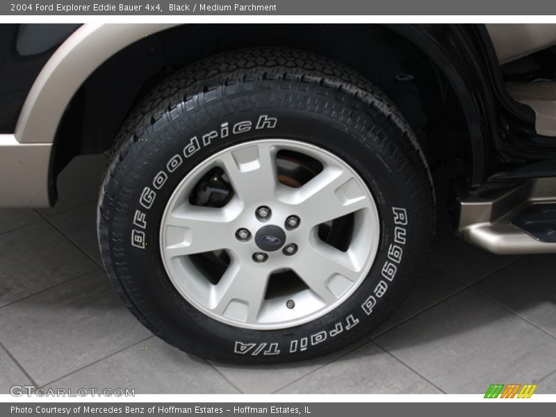 Black / Medium Parchment 2004 Ford Explorer Eddie Bauer 4x4