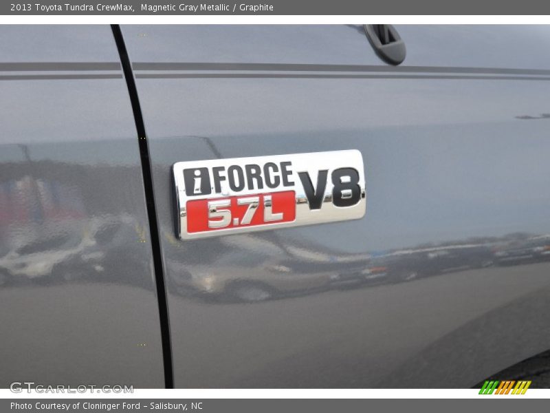 Magnetic Gray Metallic / Graphite 2013 Toyota Tundra CrewMax