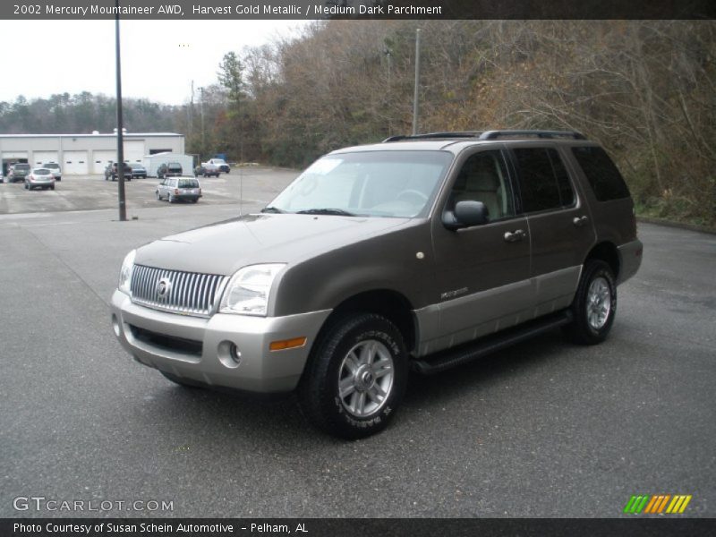 Harvest Gold Metallic / Medium Dark Parchment 2002 Mercury Mountaineer AWD