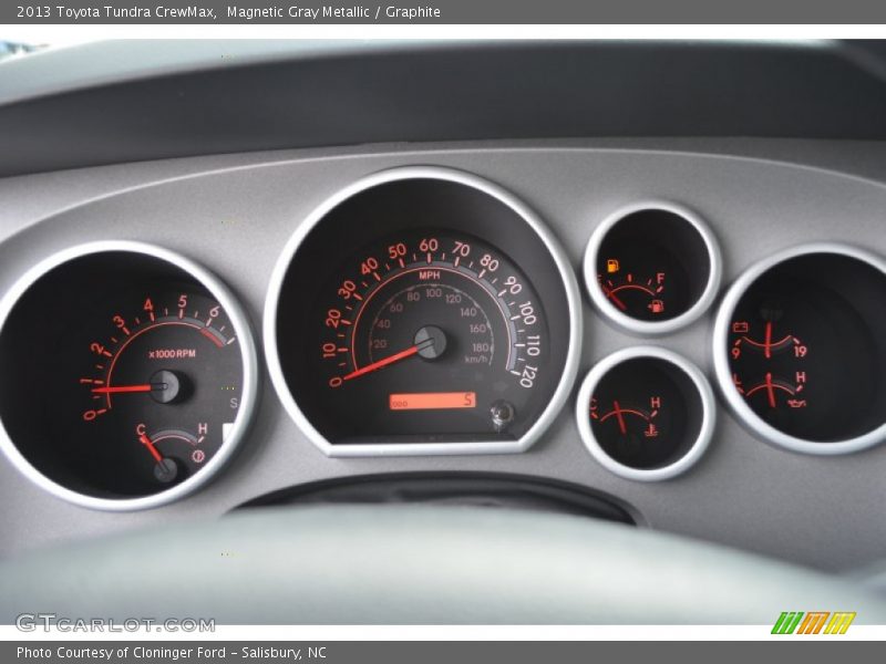 Magnetic Gray Metallic / Graphite 2013 Toyota Tundra CrewMax