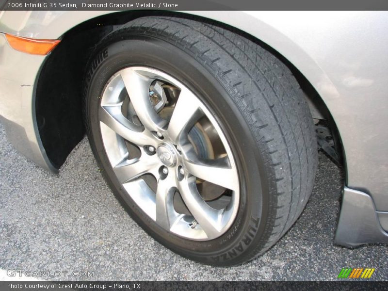 Diamond Graphite Metallic / Stone 2006 Infiniti G 35 Sedan