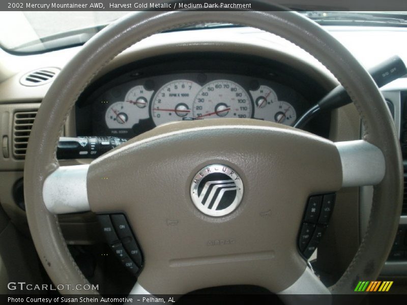 Harvest Gold Metallic / Medium Dark Parchment 2002 Mercury Mountaineer AWD