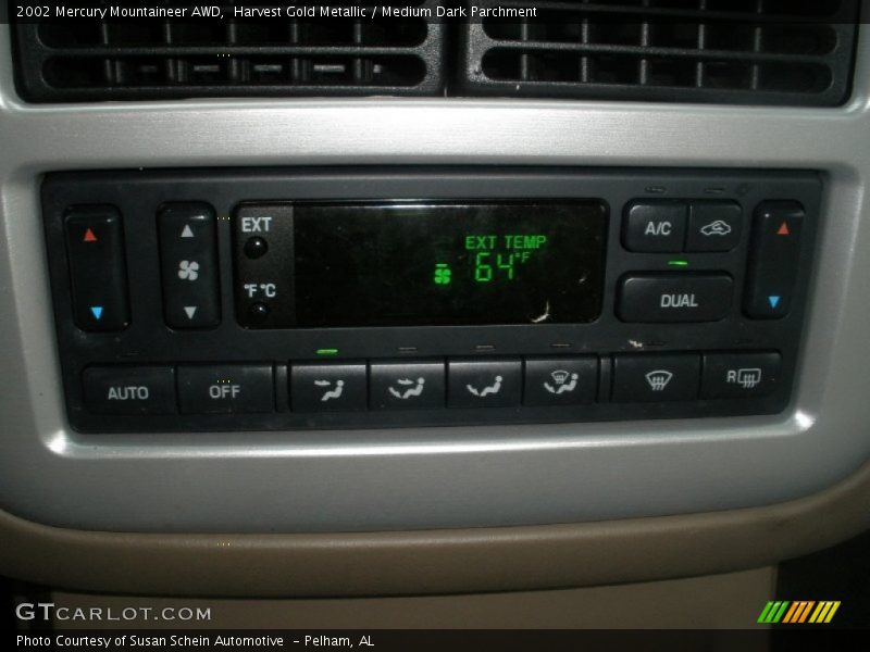 Controls of 2002 Mountaineer AWD