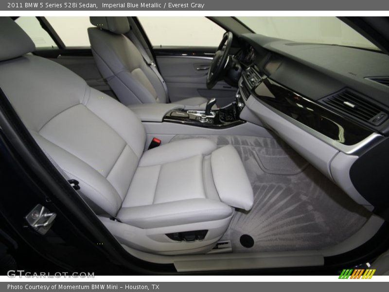Imperial Blue Metallic / Everest Gray 2011 BMW 5 Series 528i Sedan