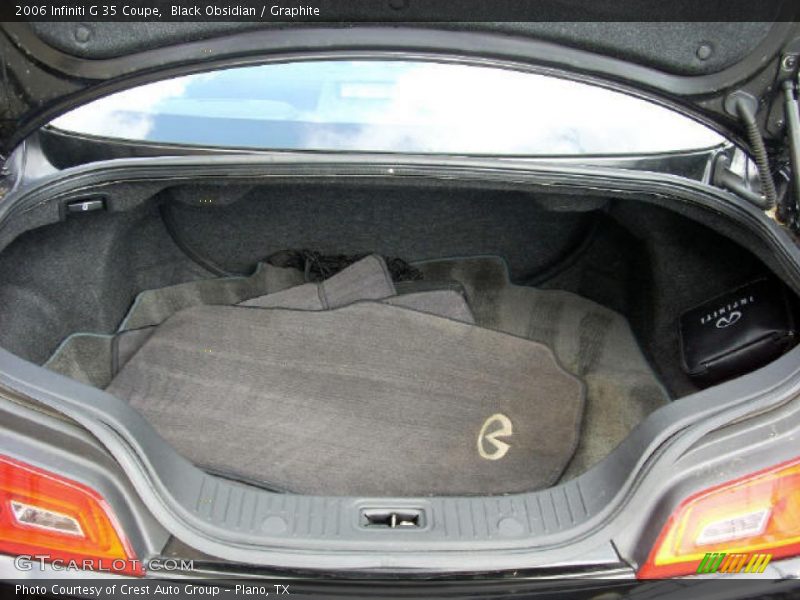 Black Obsidian / Graphite 2006 Infiniti G 35 Coupe