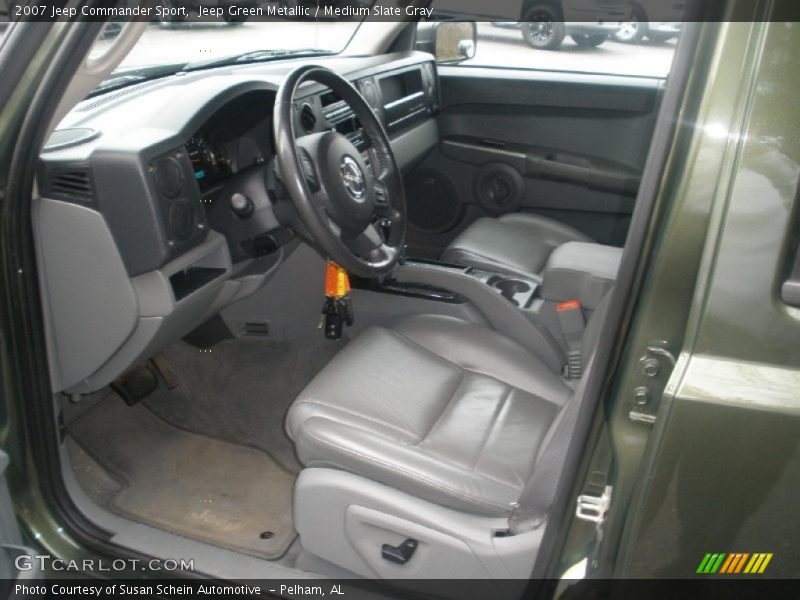 Jeep Green Metallic / Medium Slate Gray 2007 Jeep Commander Sport