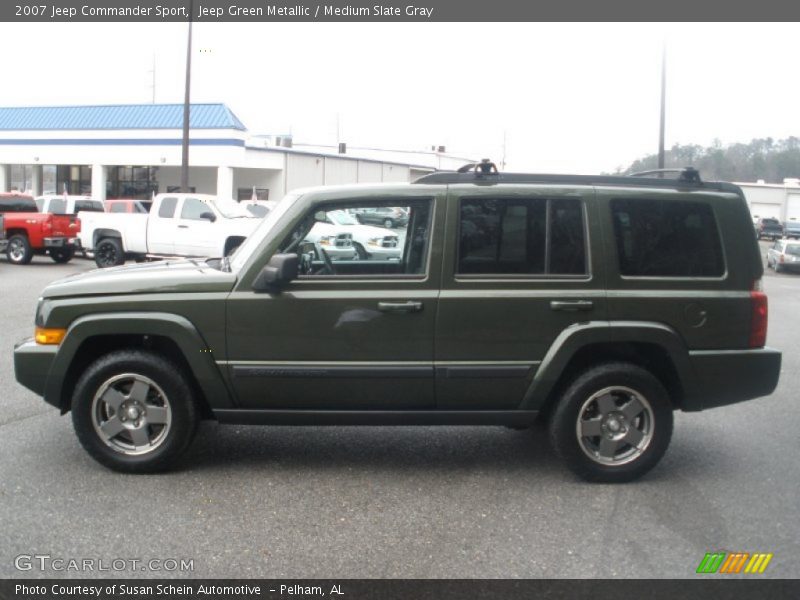 Jeep Green Metallic / Medium Slate Gray 2007 Jeep Commander Sport