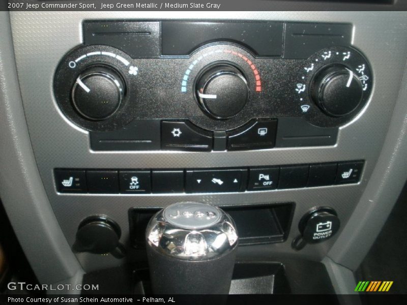Jeep Green Metallic / Medium Slate Gray 2007 Jeep Commander Sport