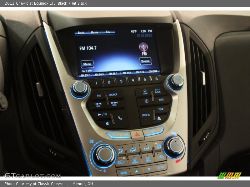 Black / Jet Black 2012 Chevrolet Equinox LT