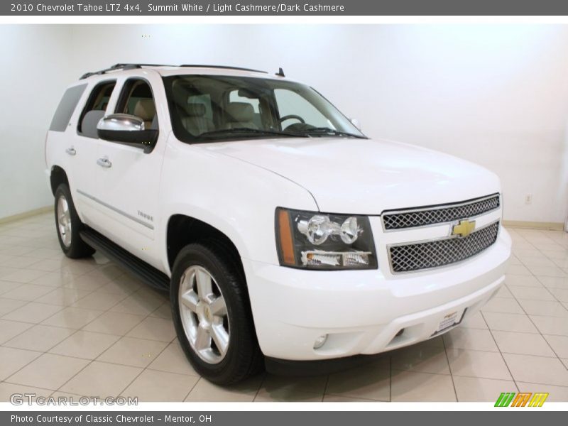 Summit White / Light Cashmere/Dark Cashmere 2010 Chevrolet Tahoe LTZ 4x4