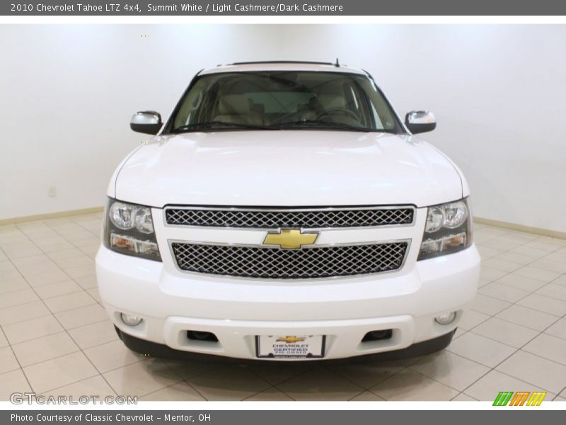 Summit White / Light Cashmere/Dark Cashmere 2010 Chevrolet Tahoe LTZ 4x4
