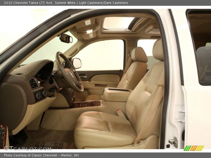 Summit White / Light Cashmere/Dark Cashmere 2010 Chevrolet Tahoe LTZ 4x4