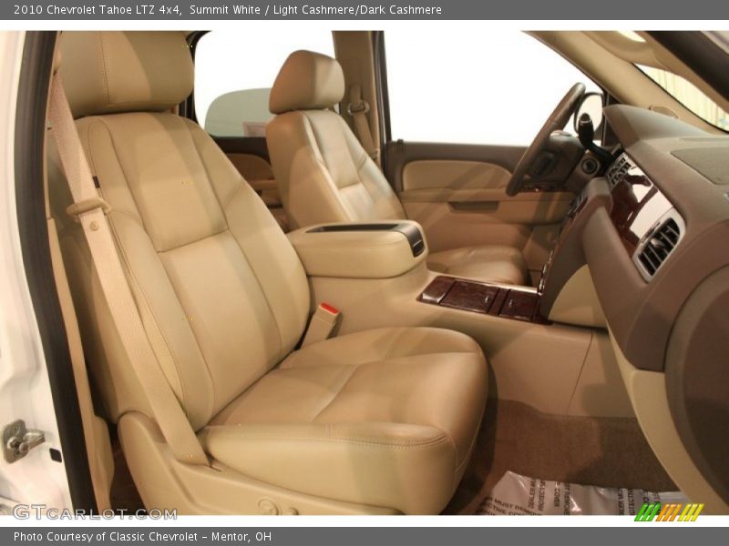 Summit White / Light Cashmere/Dark Cashmere 2010 Chevrolet Tahoe LTZ 4x4