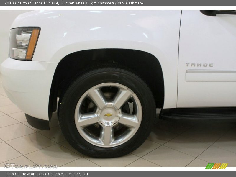 Summit White / Light Cashmere/Dark Cashmere 2010 Chevrolet Tahoe LTZ 4x4