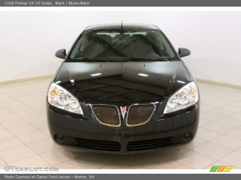 Black / Ebony Black 2008 Pontiac G6 V6 Sedan