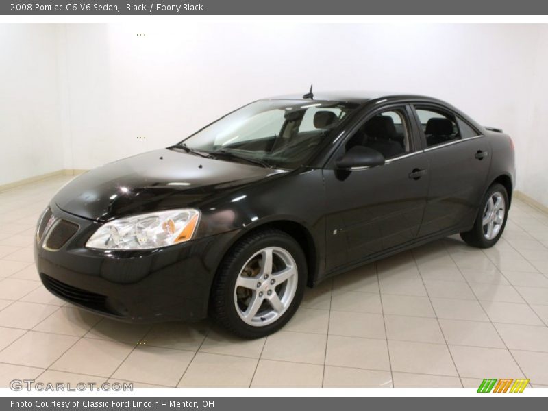 Black / Ebony Black 2008 Pontiac G6 V6 Sedan