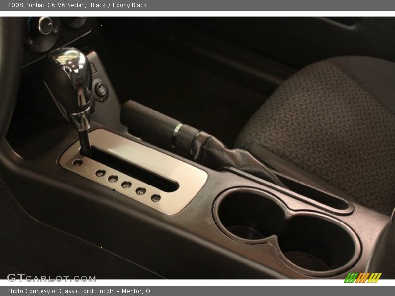 Black / Ebony Black 2008 Pontiac G6 V6 Sedan