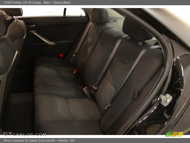 Black / Ebony Black 2008 Pontiac G6 V6 Sedan