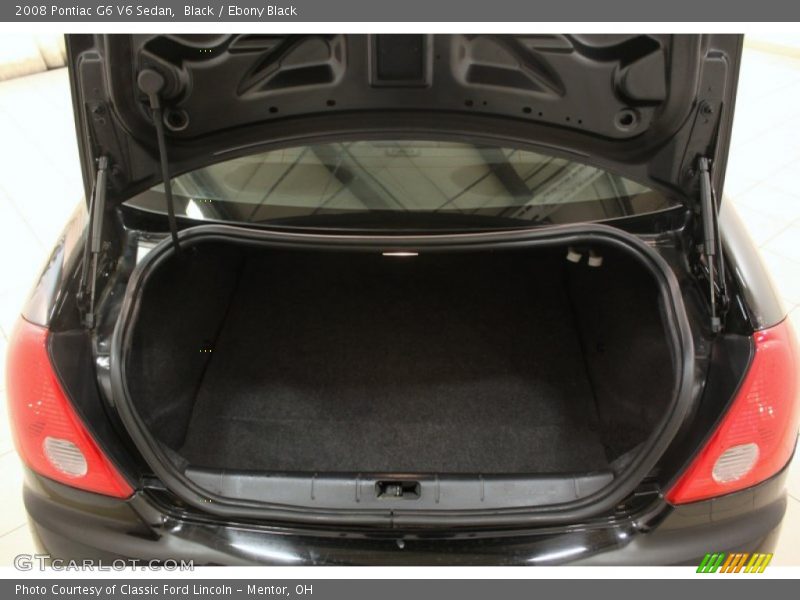 Black / Ebony Black 2008 Pontiac G6 V6 Sedan