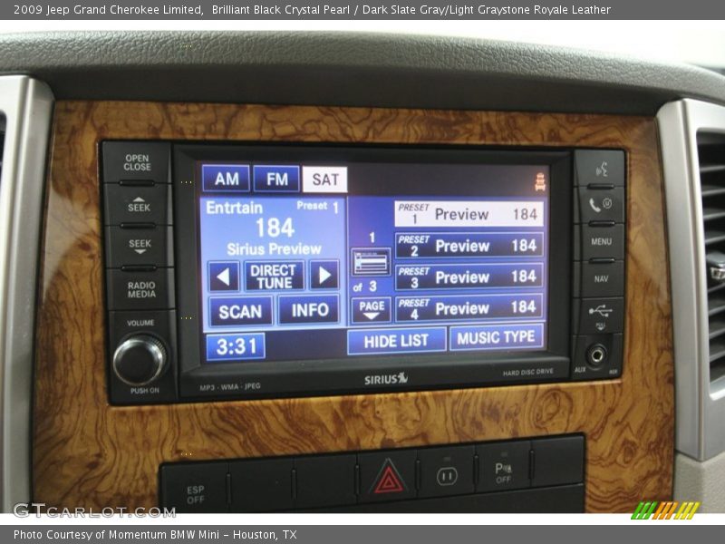 Audio System of 2009 Grand Cherokee Limited