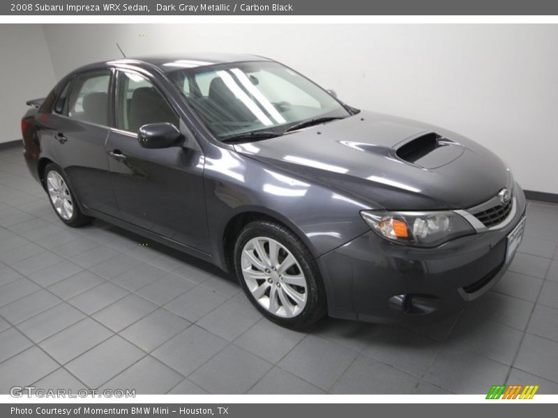 Dark Gray Metallic / Carbon Black 2008 Subaru Impreza WRX Sedan