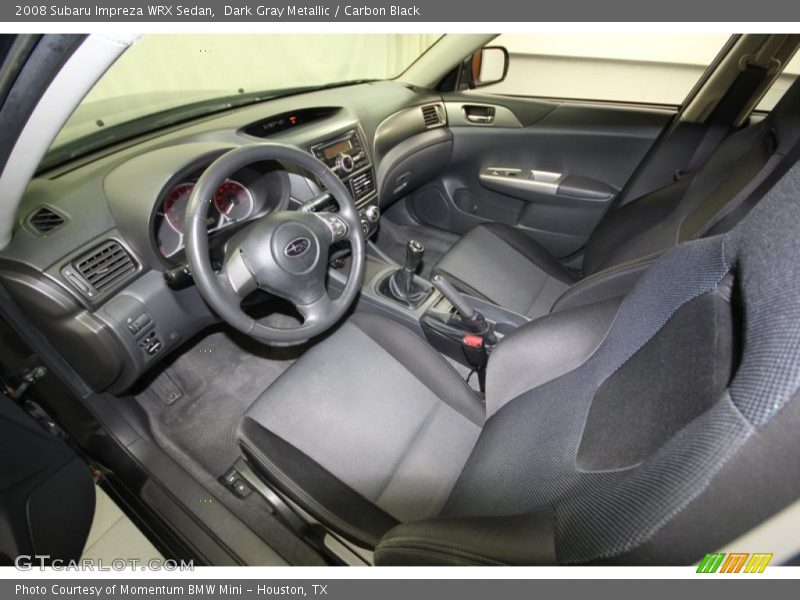 Dark Gray Metallic / Carbon Black 2008 Subaru Impreza WRX Sedan