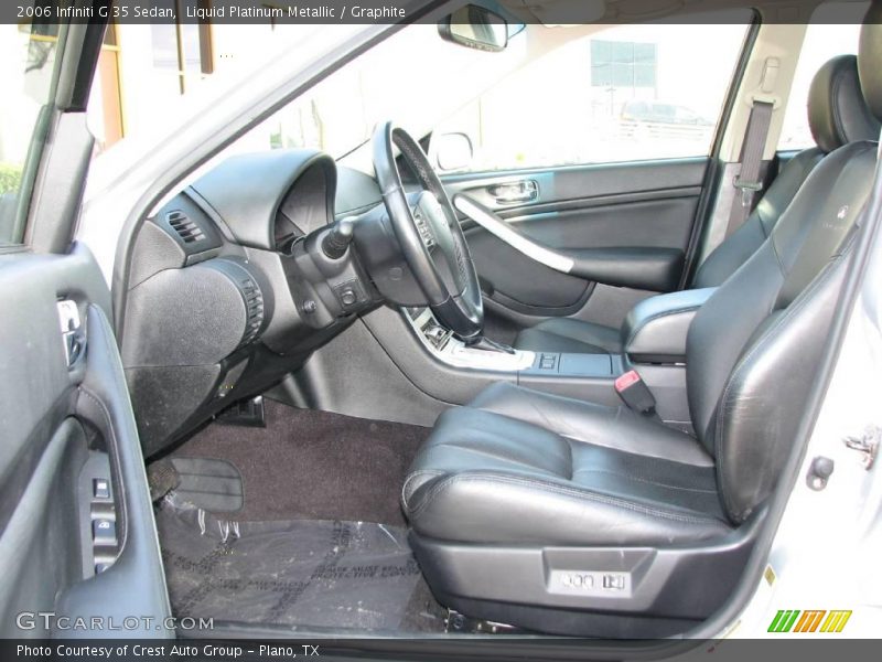 Liquid Platinum Metallic / Graphite 2006 Infiniti G 35 Sedan