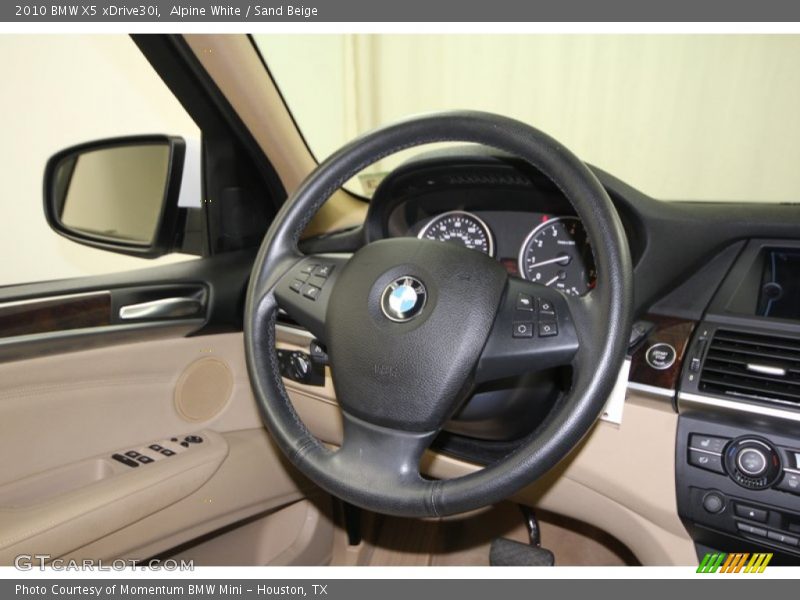 Alpine White / Sand Beige 2010 BMW X5 xDrive30i