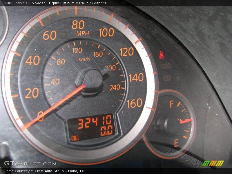 Liquid Platinum Metallic / Graphite 2006 Infiniti G 35 Sedan