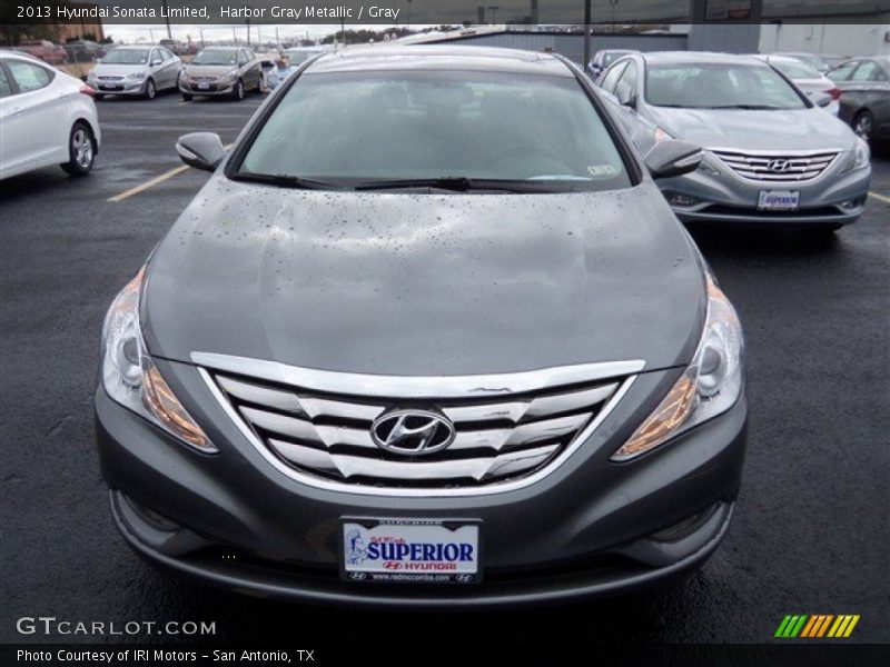 Harbor Gray Metallic / Gray 2013 Hyundai Sonata Limited