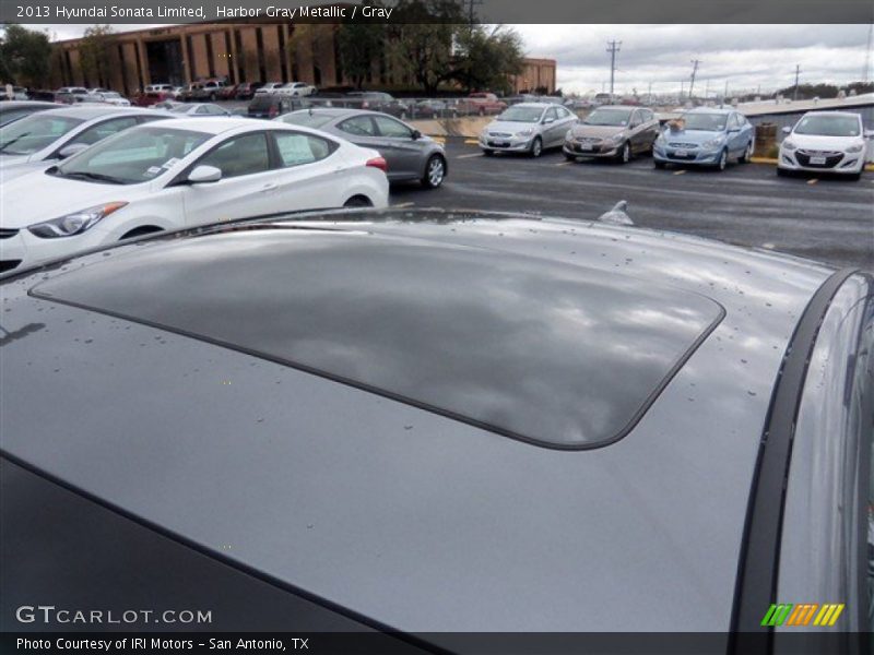 Harbor Gray Metallic / Gray 2013 Hyundai Sonata Limited