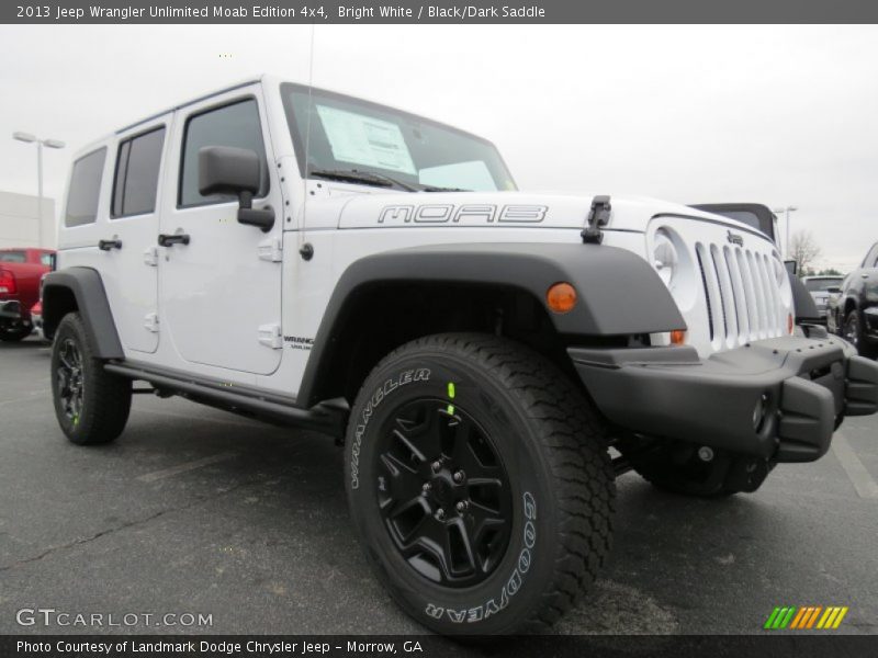 Front 3/4 View of 2013 Wrangler Unlimited Moab Edition 4x4