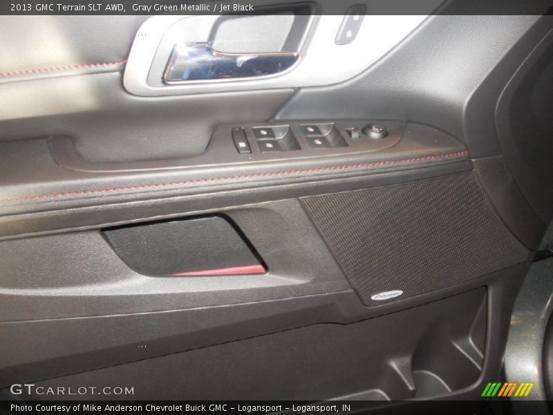 Gray Green Metallic / Jet Black 2013 GMC Terrain SLT AWD