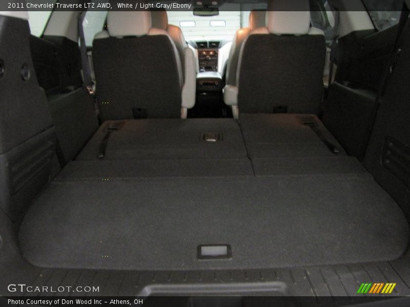 White / Light Gray/Ebony 2011 Chevrolet Traverse LTZ AWD