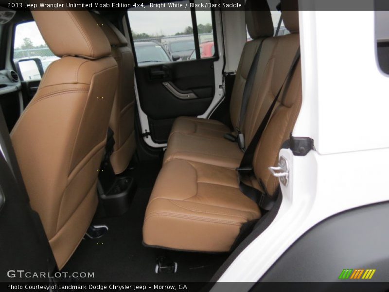 Rear Seat of 2013 Wrangler Unlimited Moab Edition 4x4
