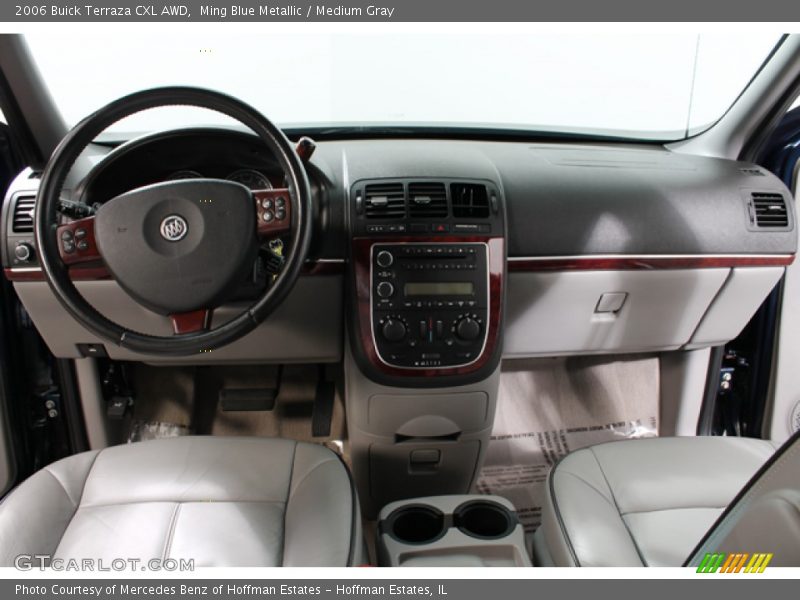 Ming Blue Metallic / Medium Gray 2006 Buick Terraza CXL AWD