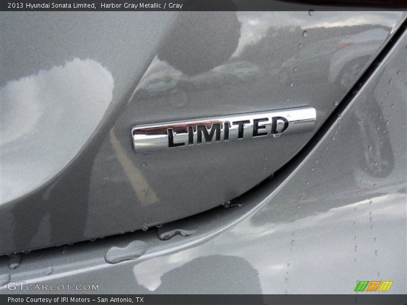 Harbor Gray Metallic / Gray 2013 Hyundai Sonata Limited