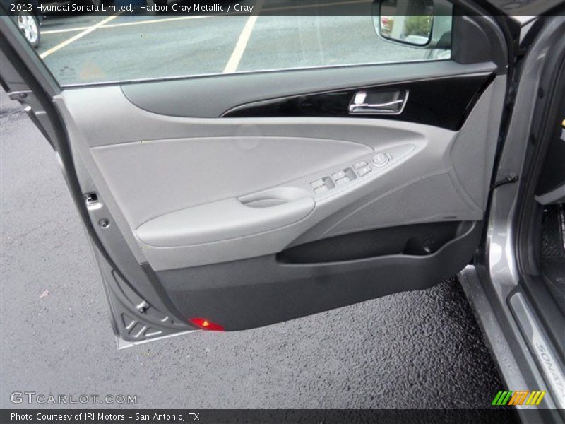 Harbor Gray Metallic / Gray 2013 Hyundai Sonata Limited
